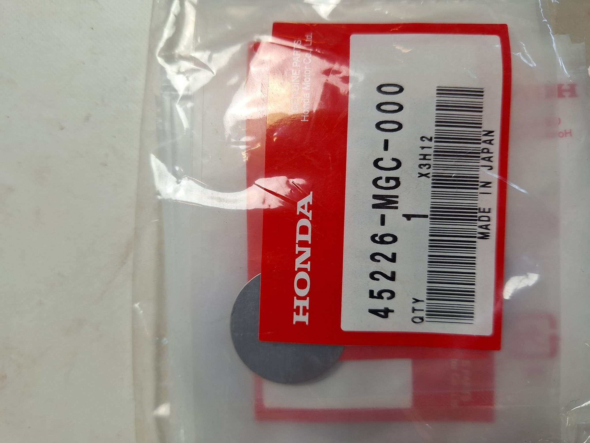 Picture of WASHER,FR DISK  45226-MGC-000  VFR1200 XC